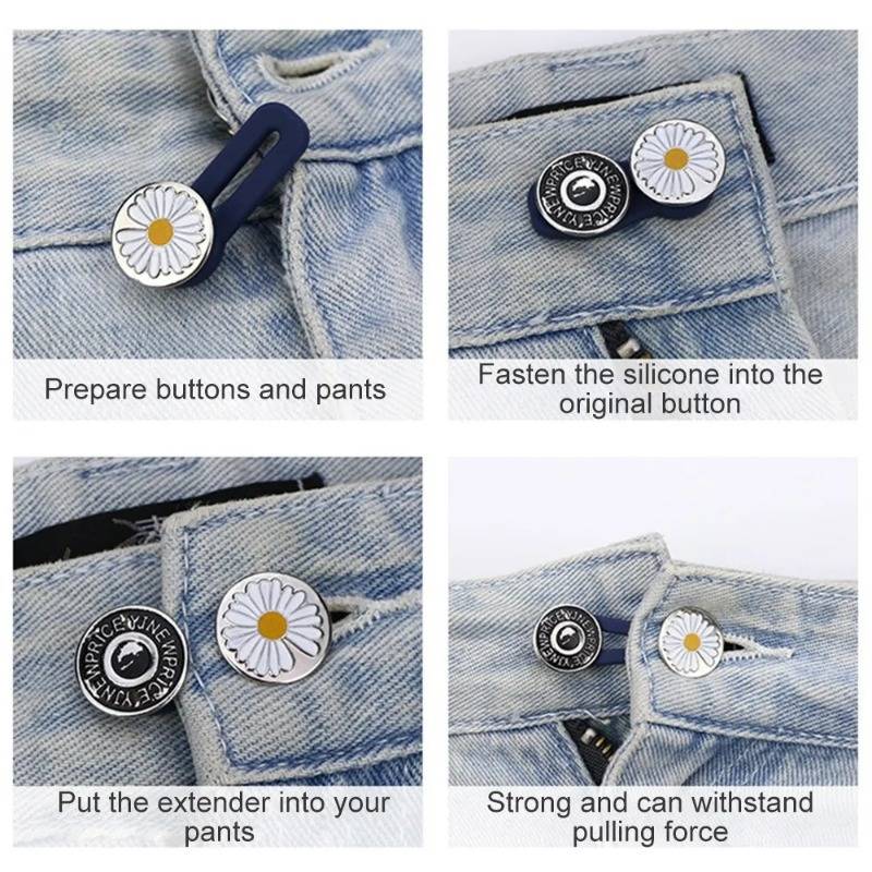 Metal Button Extender, No Sewing Required, Perfect For Repairing Jeans  Shirts Jackets And Pants - Temu Australia